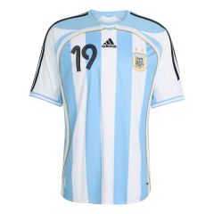 adidas Argentina 2006 Men's Home Jersey MESSI 19